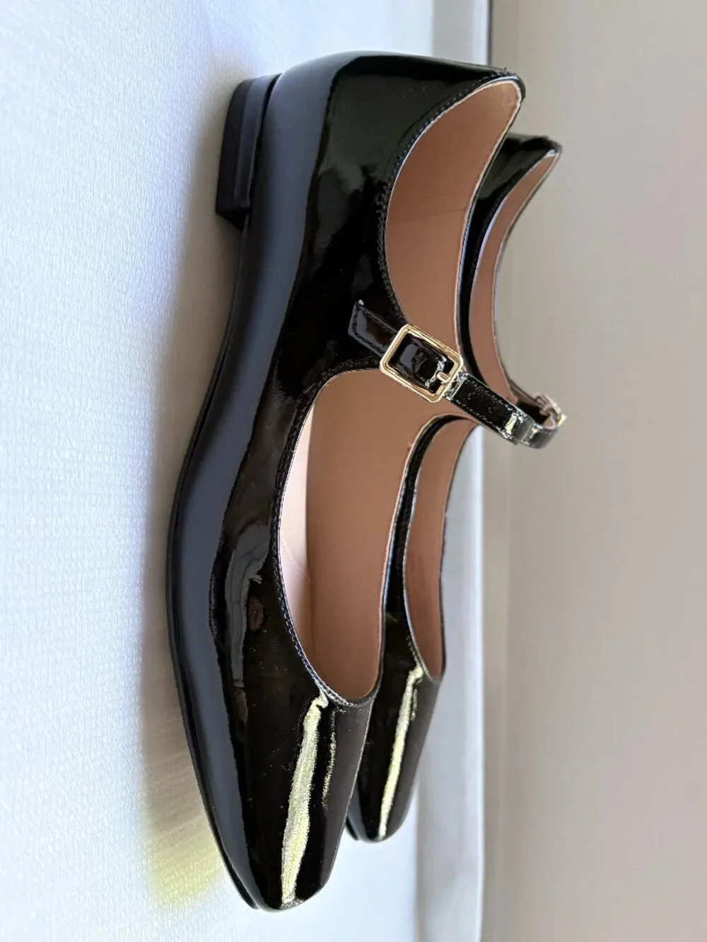 Cole Haan Grand.360 Black Patent Leather Mary Jane Ballet Flats 5.5B